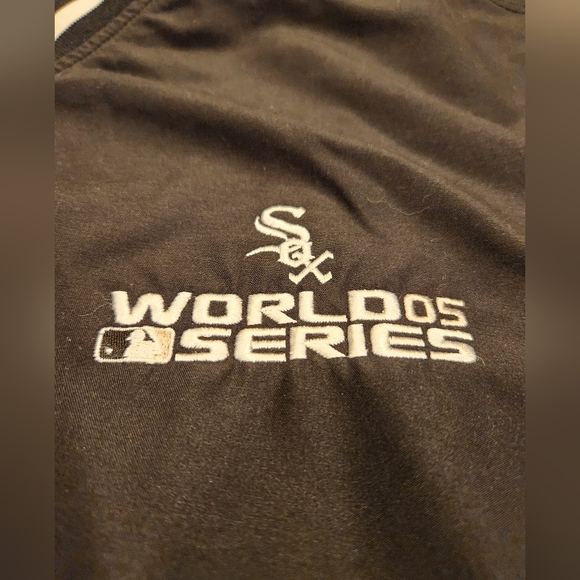 Vintage Chicago White Sox Pullover Windbreaker 2005 World Series Mens Size XXL - Picture 3 of 9